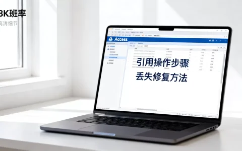 Access数据库引用怎么操作？，Access数据库引用丢失怎么解决？