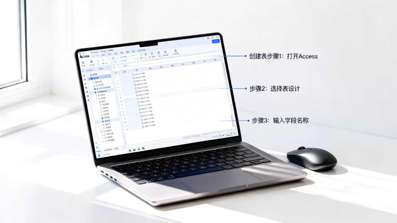 Access数据库怎么快速入门，Access数据库怎么创建表？