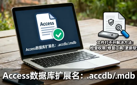 Access数据库的扩展名是什么，Access文件打不开怎么办