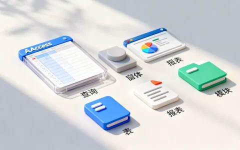 Access数据库结构是怎样的，Access数据库包含哪些对象？