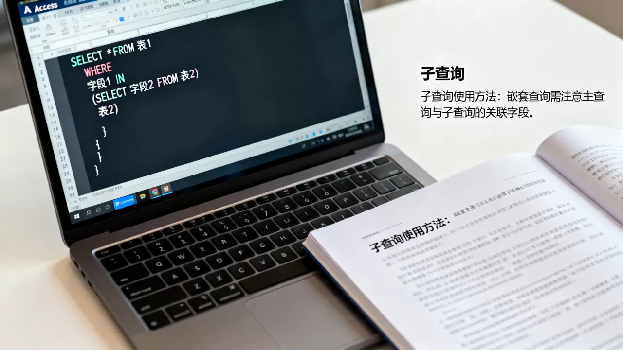Access数据库如何使用子查询，Access子查询语句怎么写？