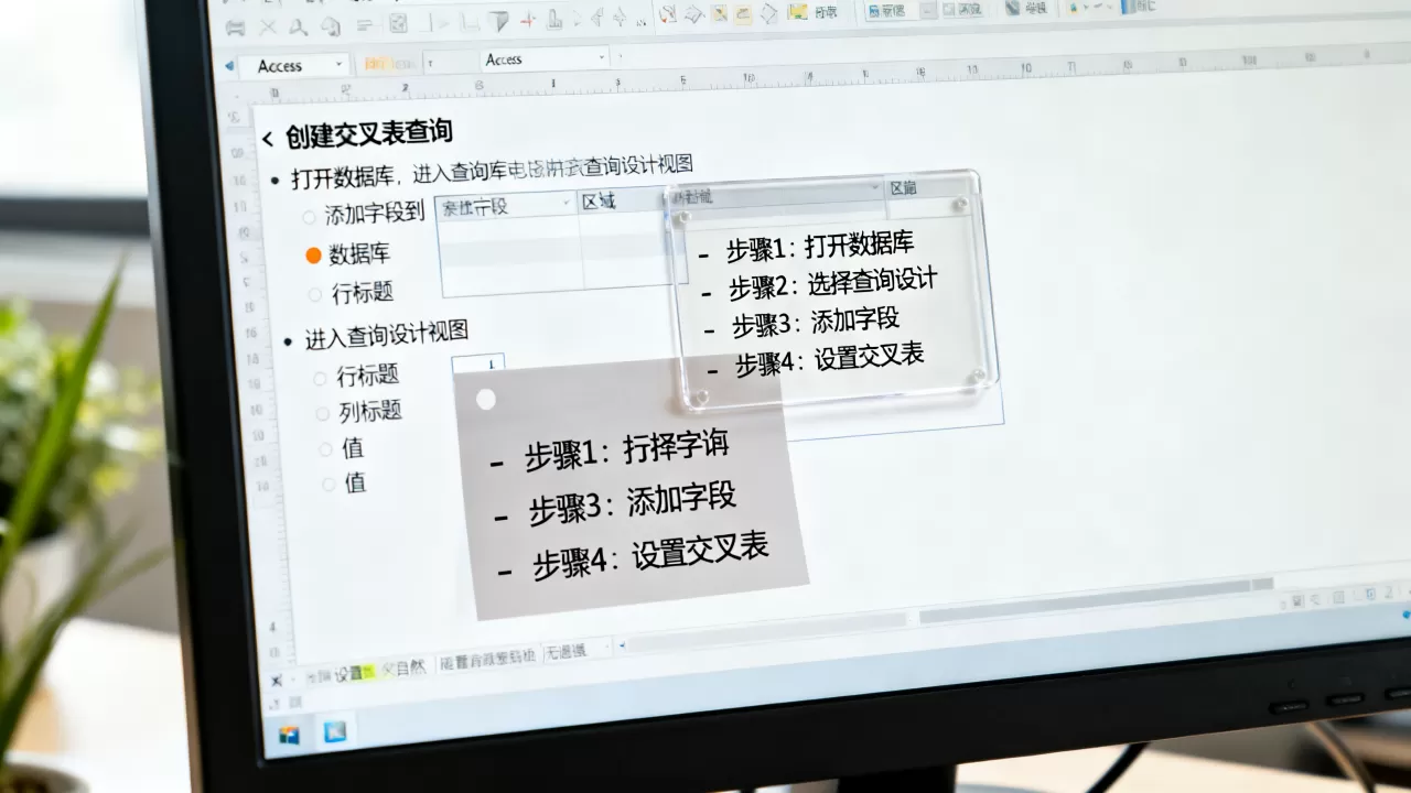 Access怎么创建交叉表查询，交叉表查询的操作步骤是什么？