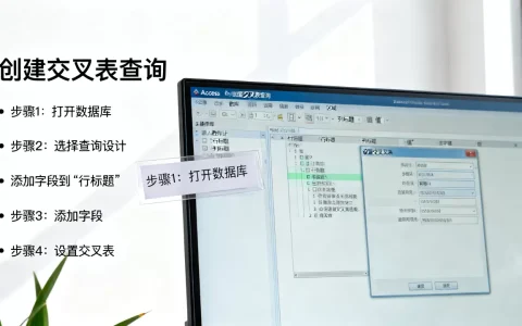 Access怎么创建交叉表查询，交叉表查询的操作步骤是什么？