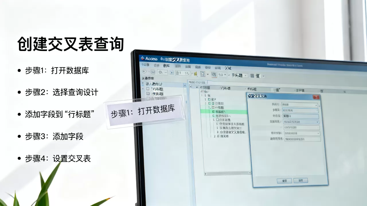 Access怎么创建交叉表查询，交叉表查询的操作步骤是什么？