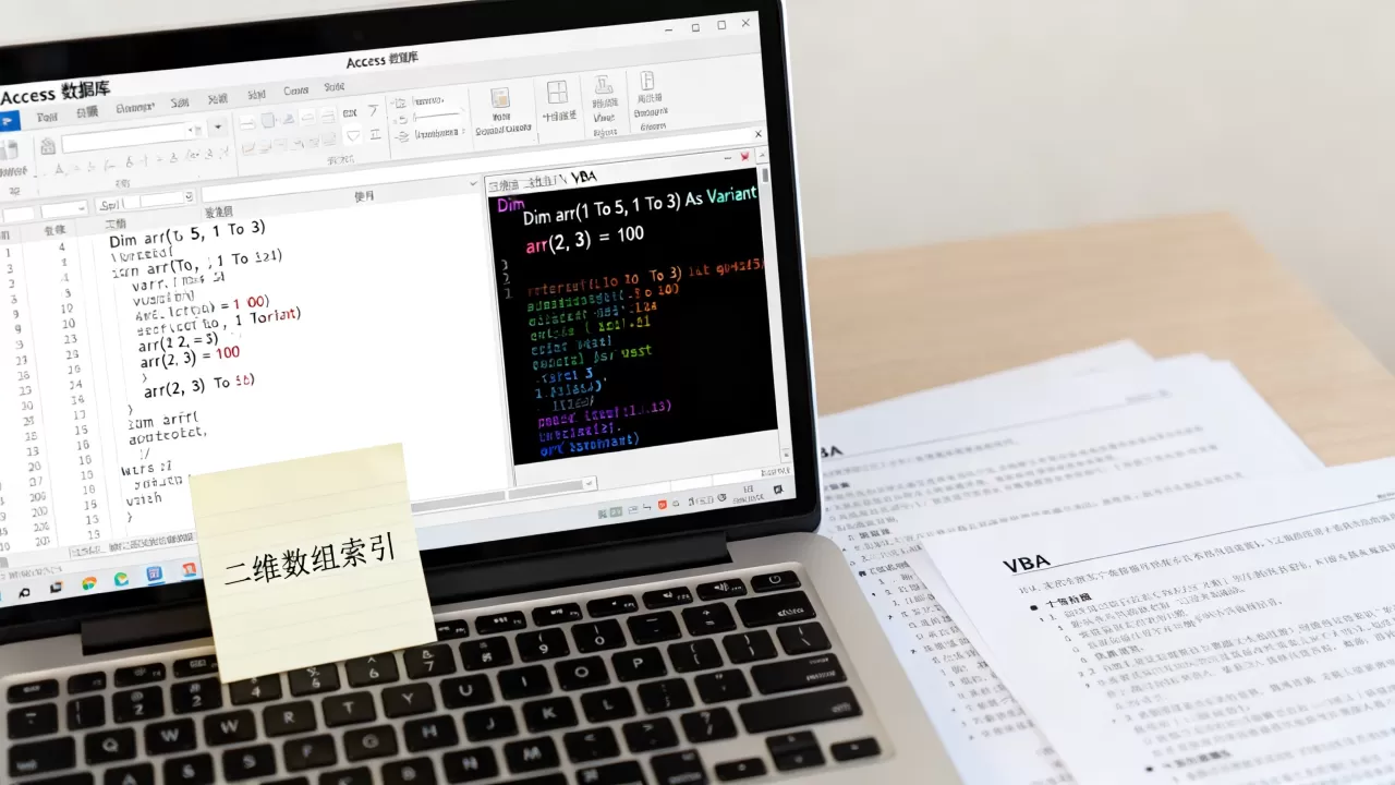 Access数据库如何使用二维数组,VBA二维数组怎么定义和使用? Access数据库如何使用二维数组,VBA二维数组怎么定义和使用?