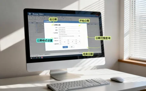 Access数据库日期格式怎么设置，Access如何进行日期范围查询？