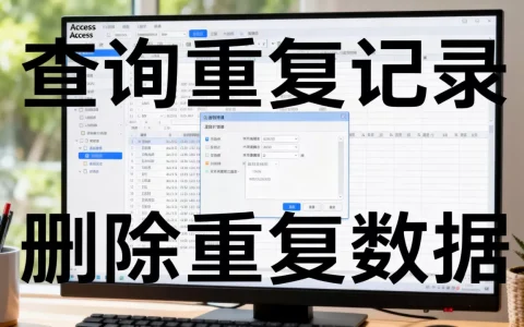 Access数据库如何实现无重复数据，如何删除重复记录？
