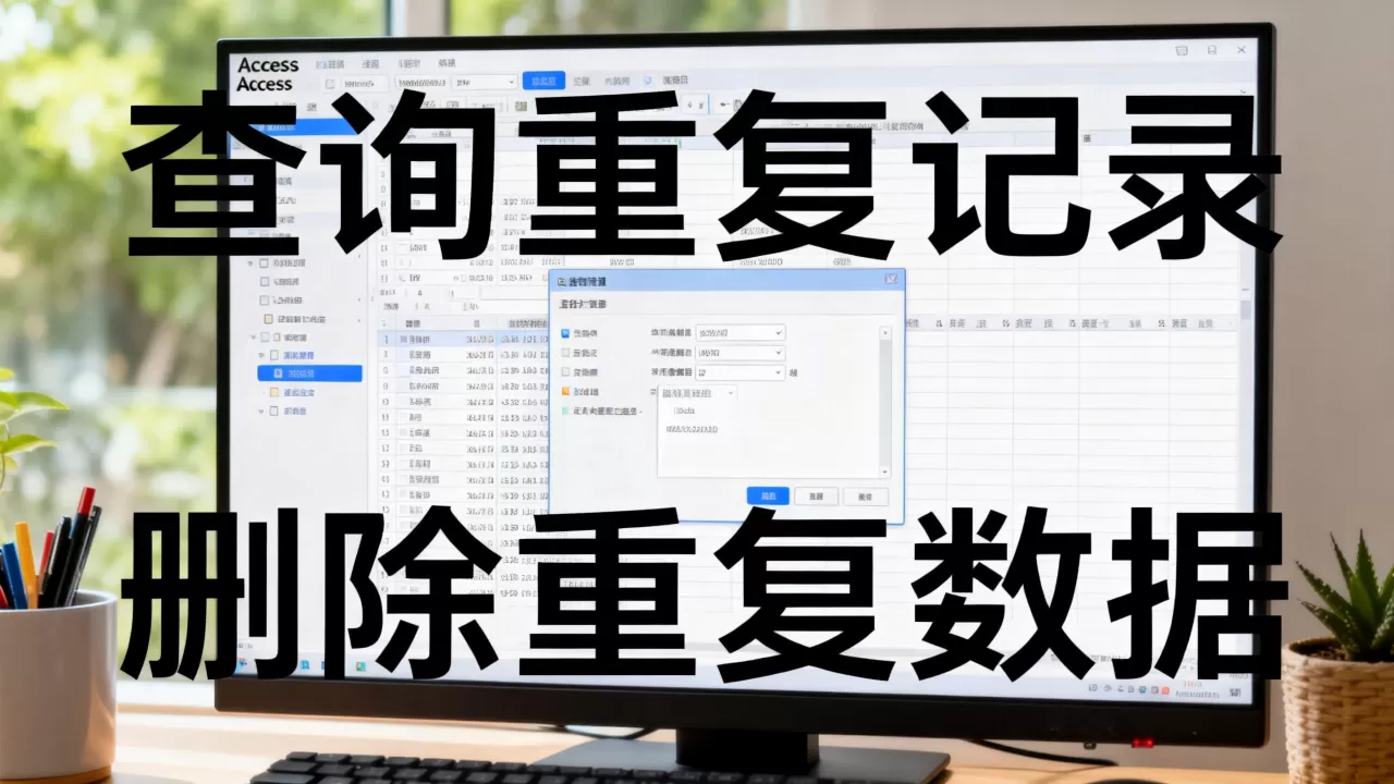 Access数据库如何实现无重复数据，如何删除重复记录？
