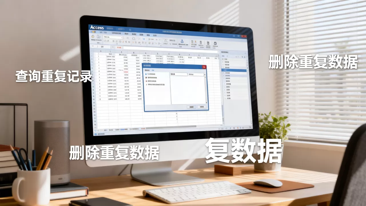 Access数据库如何实现无重复数据，如何删除重复记录？