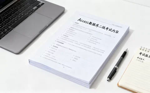 Access数据库二级有什么用，Access二级怎么考？