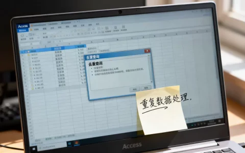 Access数据库怎么去重复数据，Access去重查询怎么写？