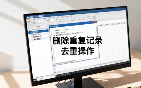 Access数据库如何去重，Access如何删除重复记录？