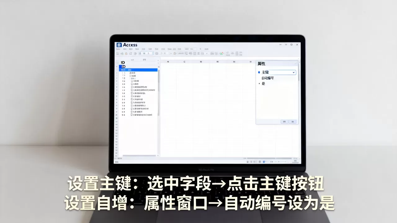 Access数据库怎么设置主键,Access怎么设置自增主键? Access数据库怎么设置主键,Access怎么设置自增主键?