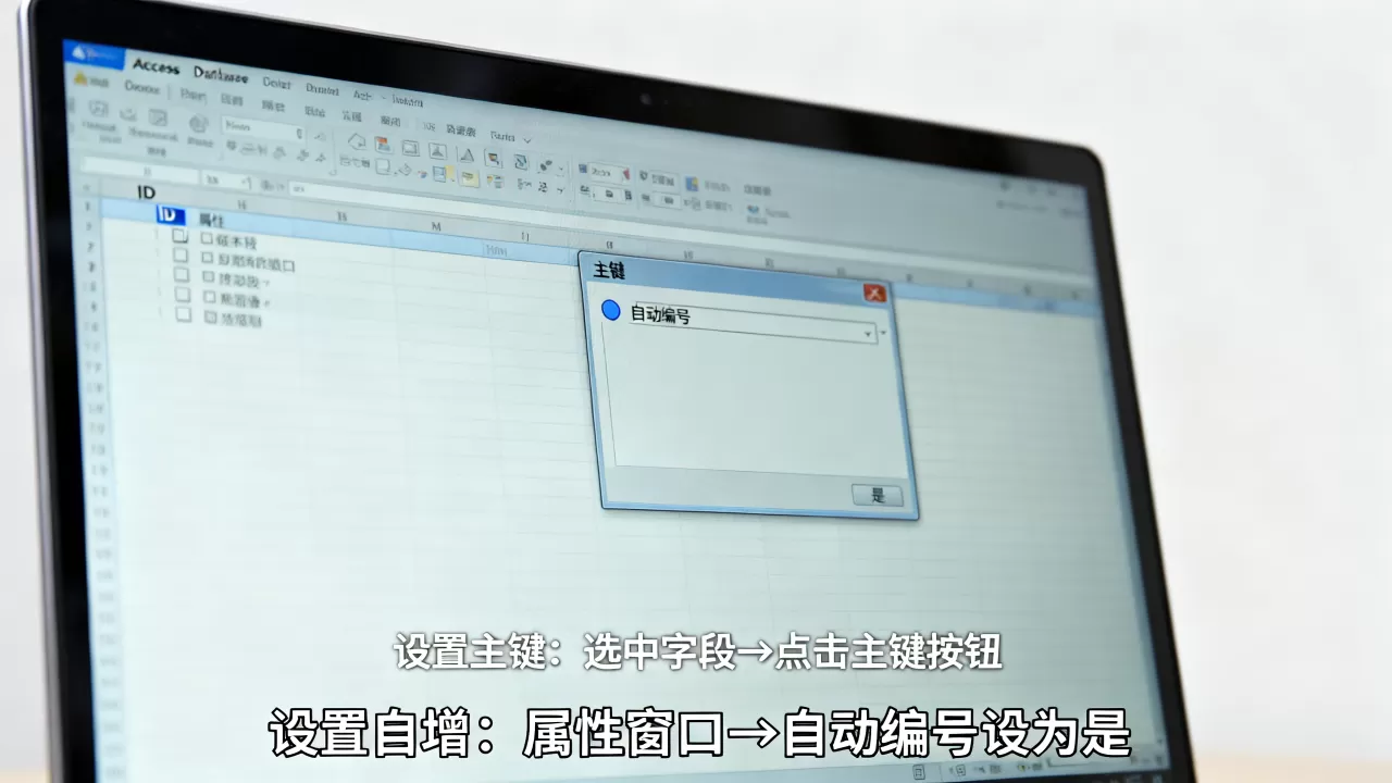 Access数据库怎么设置主键,Access怎么设置自增主键? Access数据库怎么设置主键,Access怎么设置自增主键?