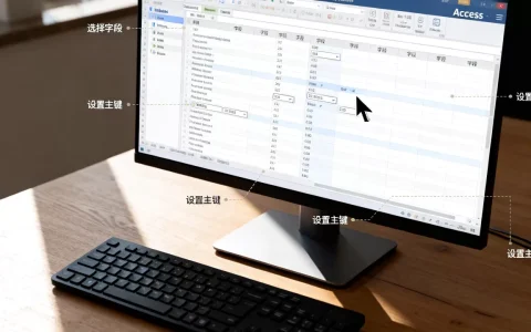 Access数据库如何建立主键，Access主键怎么设置？