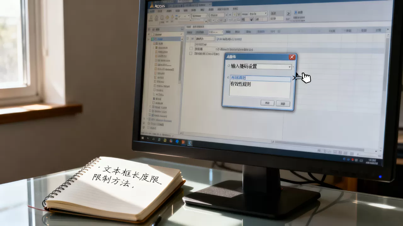 Access数据库文本框怎么设置,如何限制文本框输入长度? Access数据库文本框怎么设置,如何限制文本框输入长度?