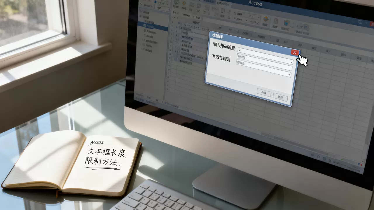 Access数据库文本框怎么设置,如何限制文本框输入长度? Access数据库文本框怎么设置,如何限制文本框输入长度?