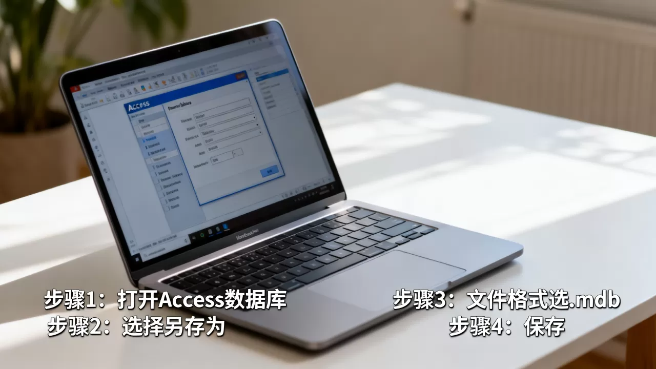 access数据库怎样转成mdb格式？，转换步骤有哪些？