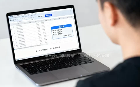 如何编辑和显示Access数据库中的记录？，有哪些操作步骤？