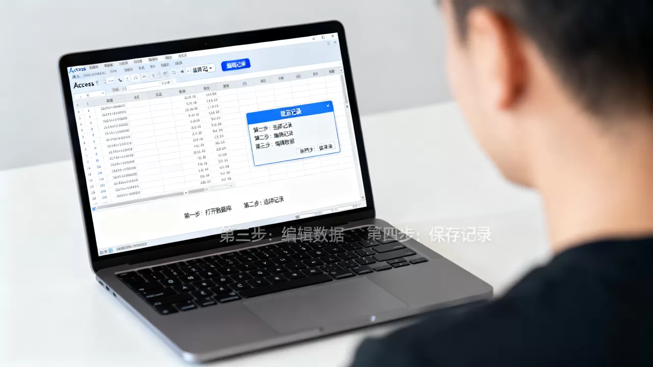 如何编辑和显示Access数据库中的记录？，有哪些操作步骤？