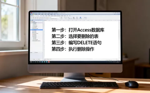 access数据库删除语句如何写，操作步骤有哪些