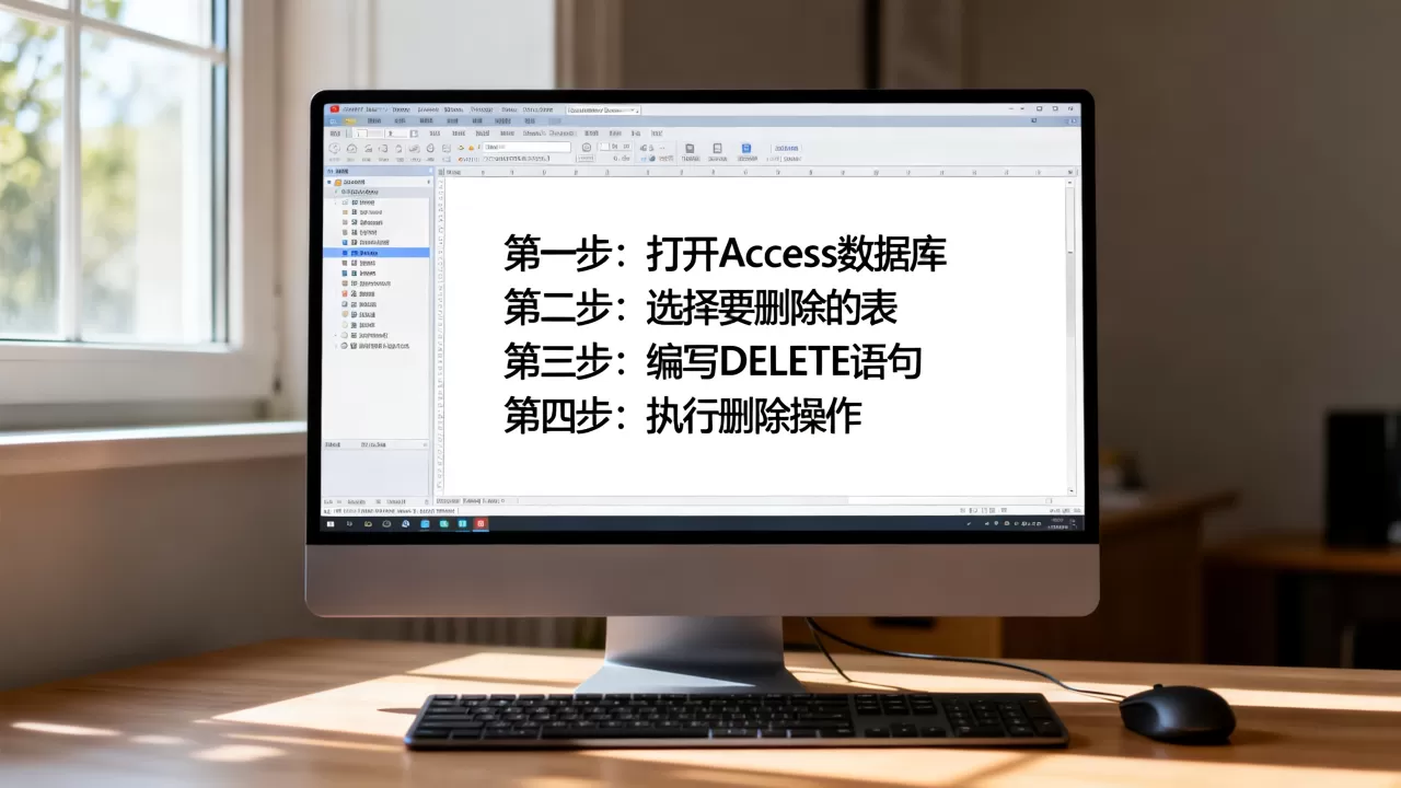 access数据库删除语句如何写，操作步骤有哪些