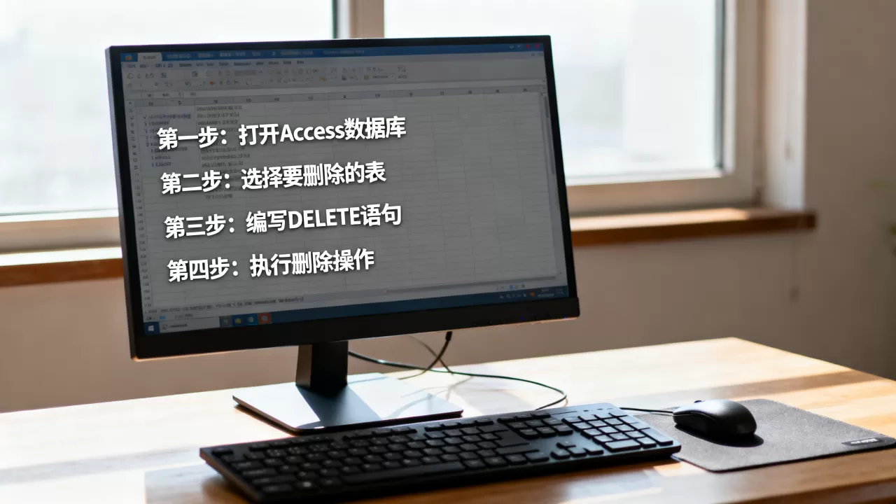 access数据库删除语句如何写，操作步骤有哪些