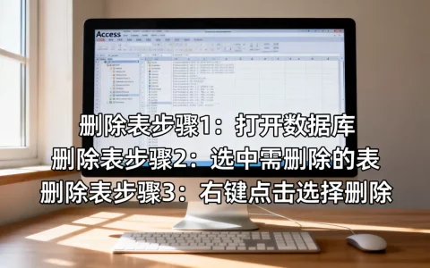 access数据库如何删除表，有哪些步骤？