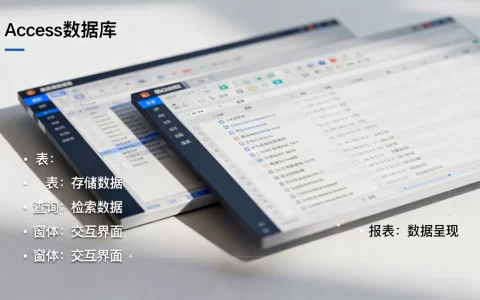 access数据库中的对象有哪些？，怎么用？