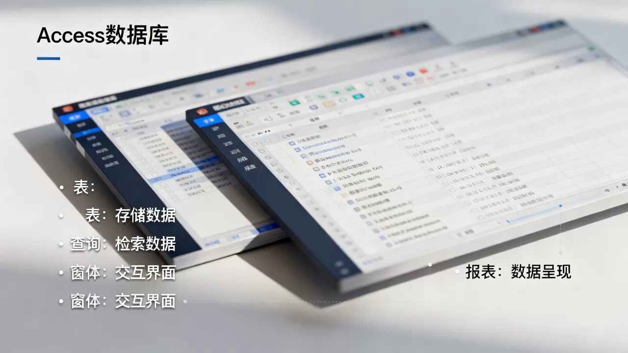 access数据库中的对象有哪些？，怎么用？