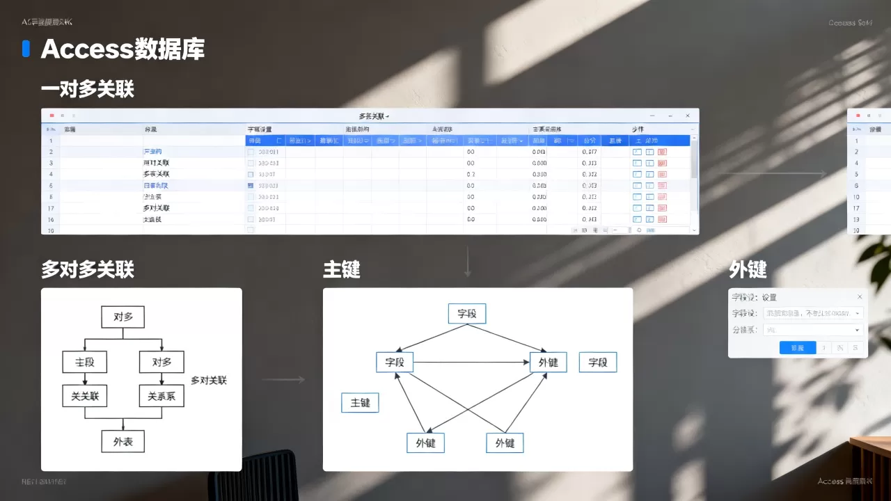 Access数据库多表一对多与多对多关联怎么处理?,怎么建立 Access数据库多表一对多与多对多关联怎么处理?,怎么建立