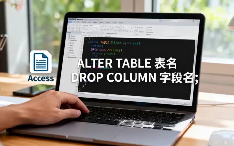 access数据库删除某表字段脚本如何编写？，怎么实现