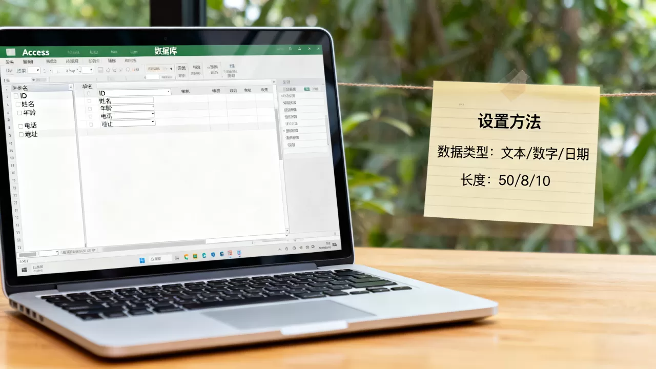 Access数据库常用字段名有哪些，怎么设置？