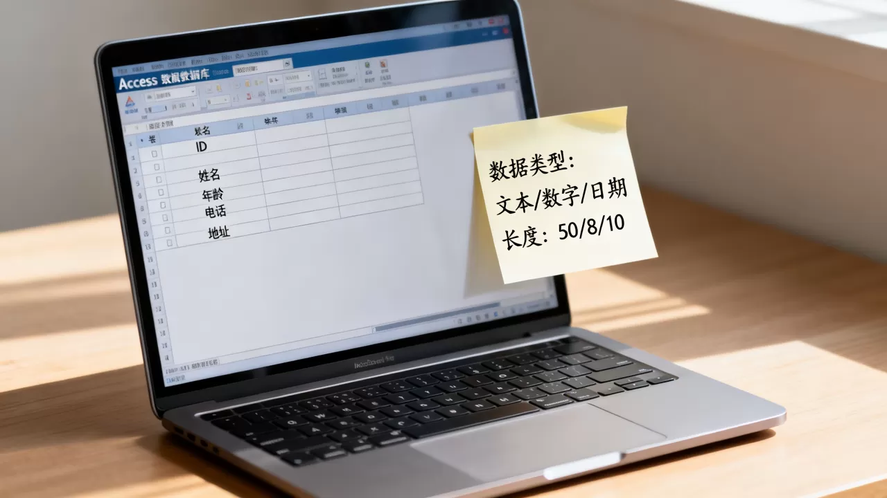 Access数据库常用字段名有哪些，怎么设置？