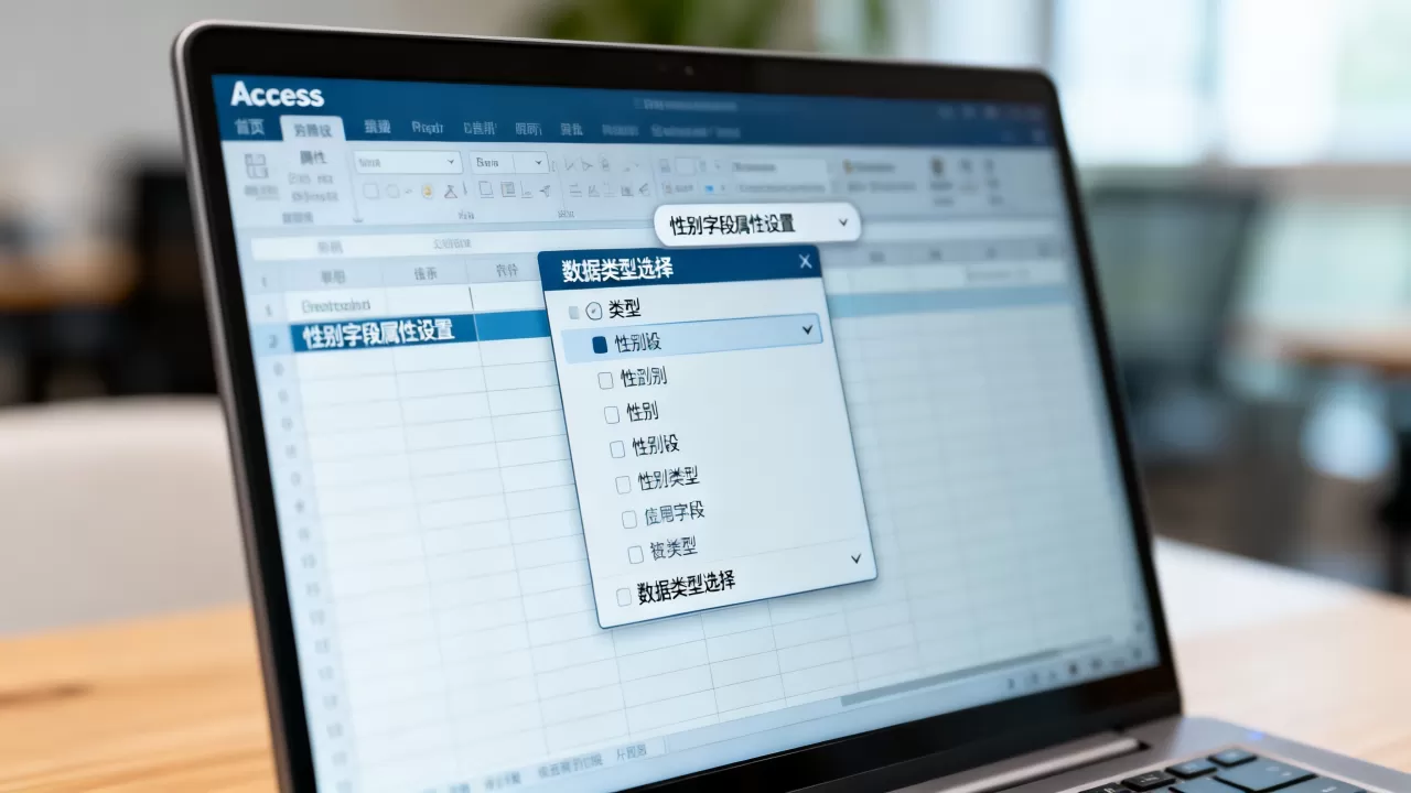 Access数据库性别字段属性如何设置,数据类型怎么选择? Access数据库性别字段属性如何设置,数据类型怎么选择?
