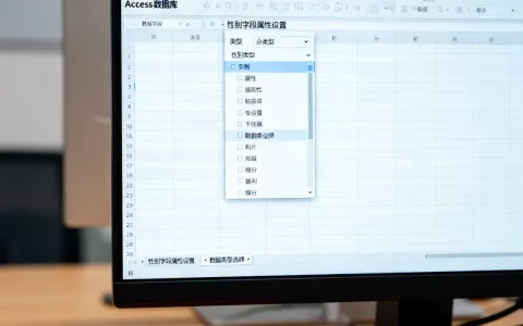 Access数据库性别字段属性如何设置，数据类型怎么选择？