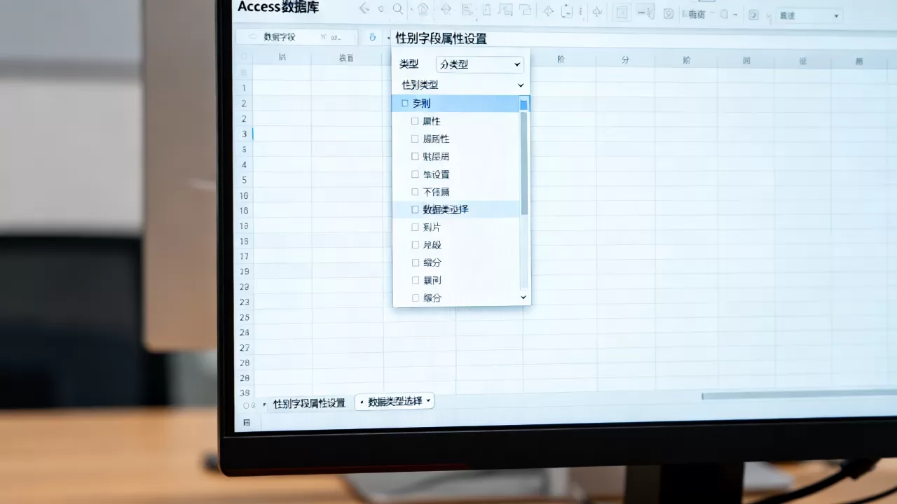 Access数据库性别字段属性如何设置,数据类型怎么选择? Access数据库性别字段属性如何设置,数据类型怎么选择?