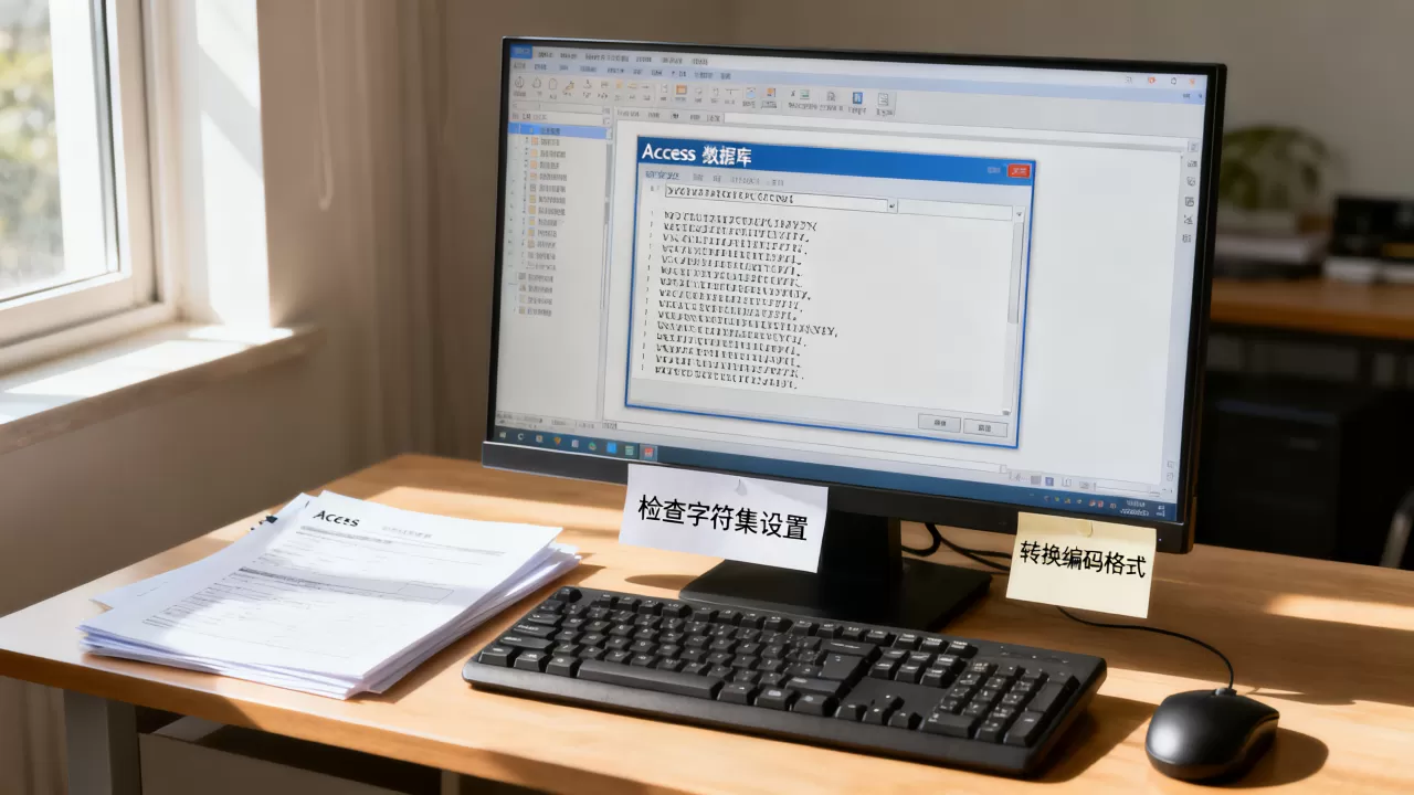 access数据库中文乱码怎么解决,是什么原因? access数据库中文乱码怎么解决,是什么原因?