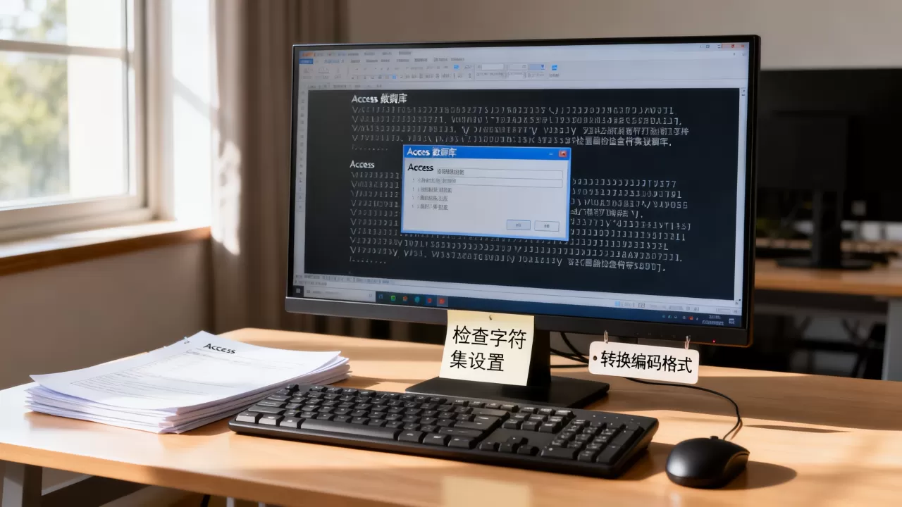 access数据库中文乱码怎么解决,是什么原因? access数据库中文乱码怎么解决,是什么原因?