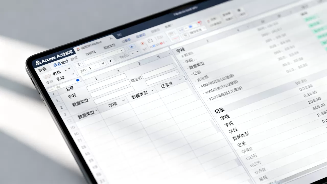 Access数据库中数据基本单位是什么，怎么设置？