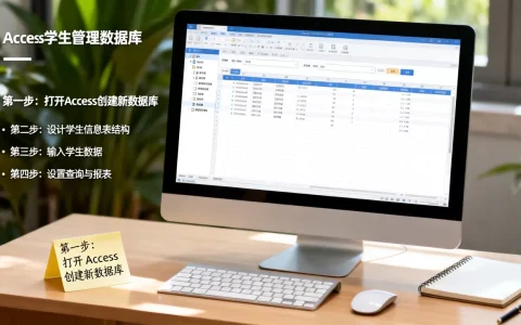 Access学生管理数据库如何创建？，有哪些步骤？