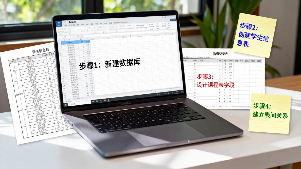 如何创建Access学生选课数据库,有哪些步骤? 如何创建Access学生选课数据库,有哪些步骤?