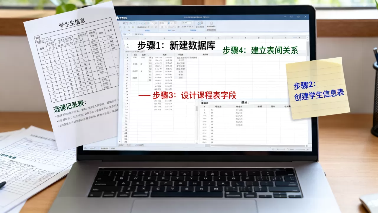 如何创建Access学生选课数据库,有哪些步骤? 如何创建Access学生选课数据库,有哪些步骤?