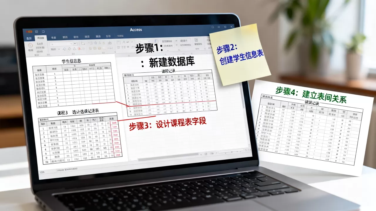 如何创建Access学生选课数据库,有哪些步骤? 如何创建Access学生选课数据库,有哪些步骤?