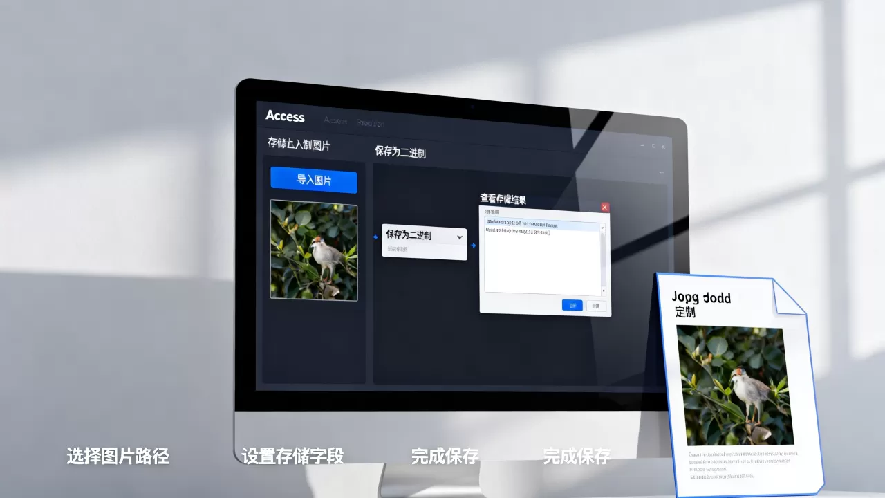 Access如何存储二进制图片？,怎么操作