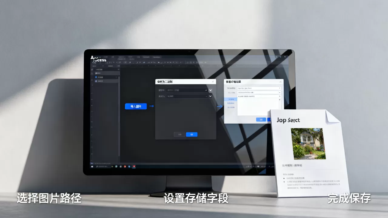 Access如何存储二进制图片？,怎么操作