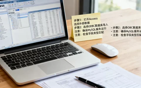 access从mysql导入数据库怎么操作？，有哪些注意事项？