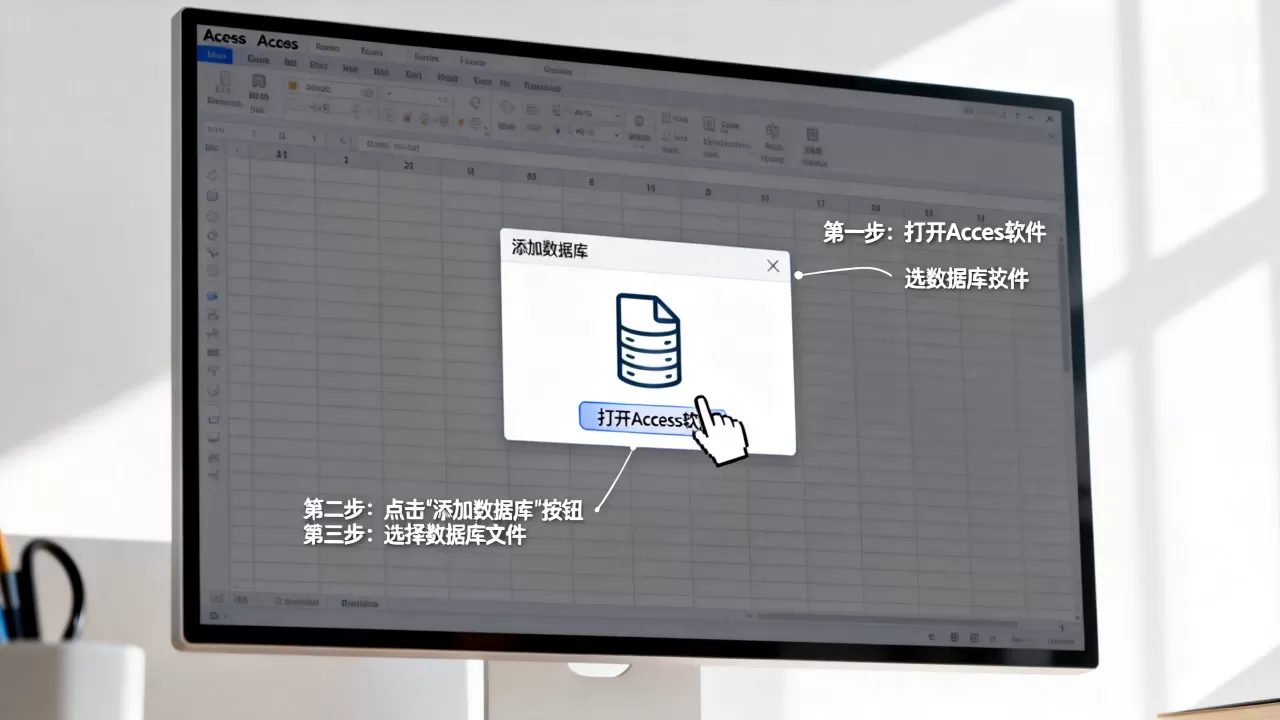 Access怎么添加数据库文件?,操作步骤有哪些? Access怎么添加数据库文件?,操作步骤有哪些?