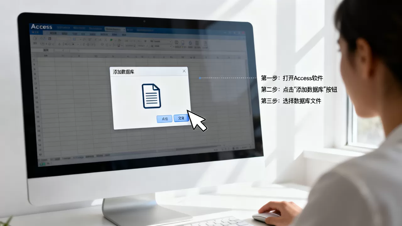 Access怎么添加数据库文件?,操作步骤有哪些? Access怎么添加数据库文件?,操作步骤有哪些?