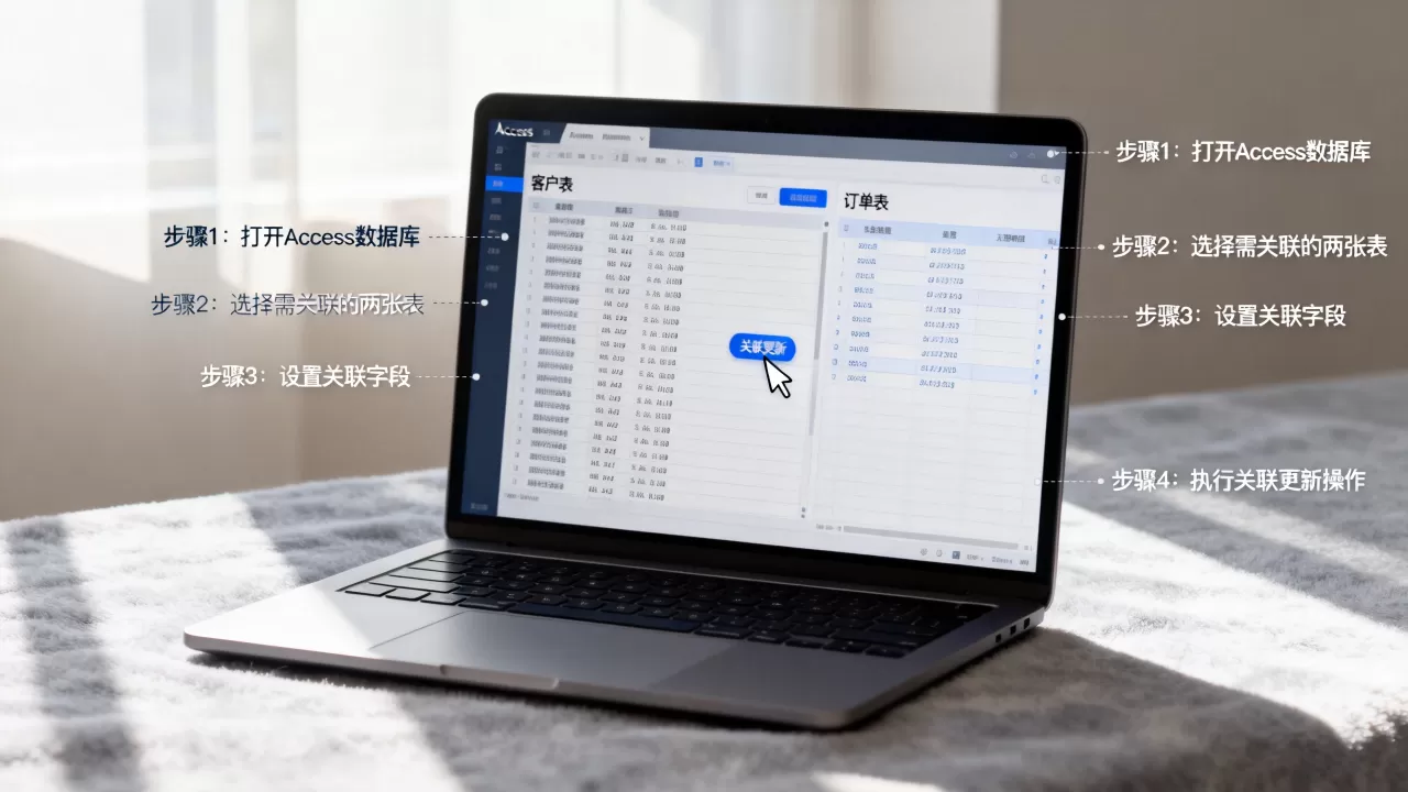 Access数据如何关联更新数据库表,有哪些步骤? Access数据如何关联更新数据库表,有哪些步骤?